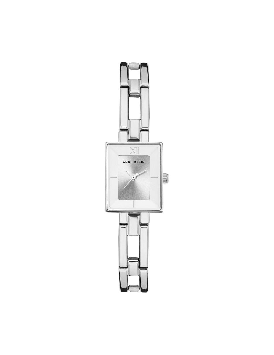 Anne Klein Iconic Case Bangle Watch Rektangulær Sølv | DKQAV75377