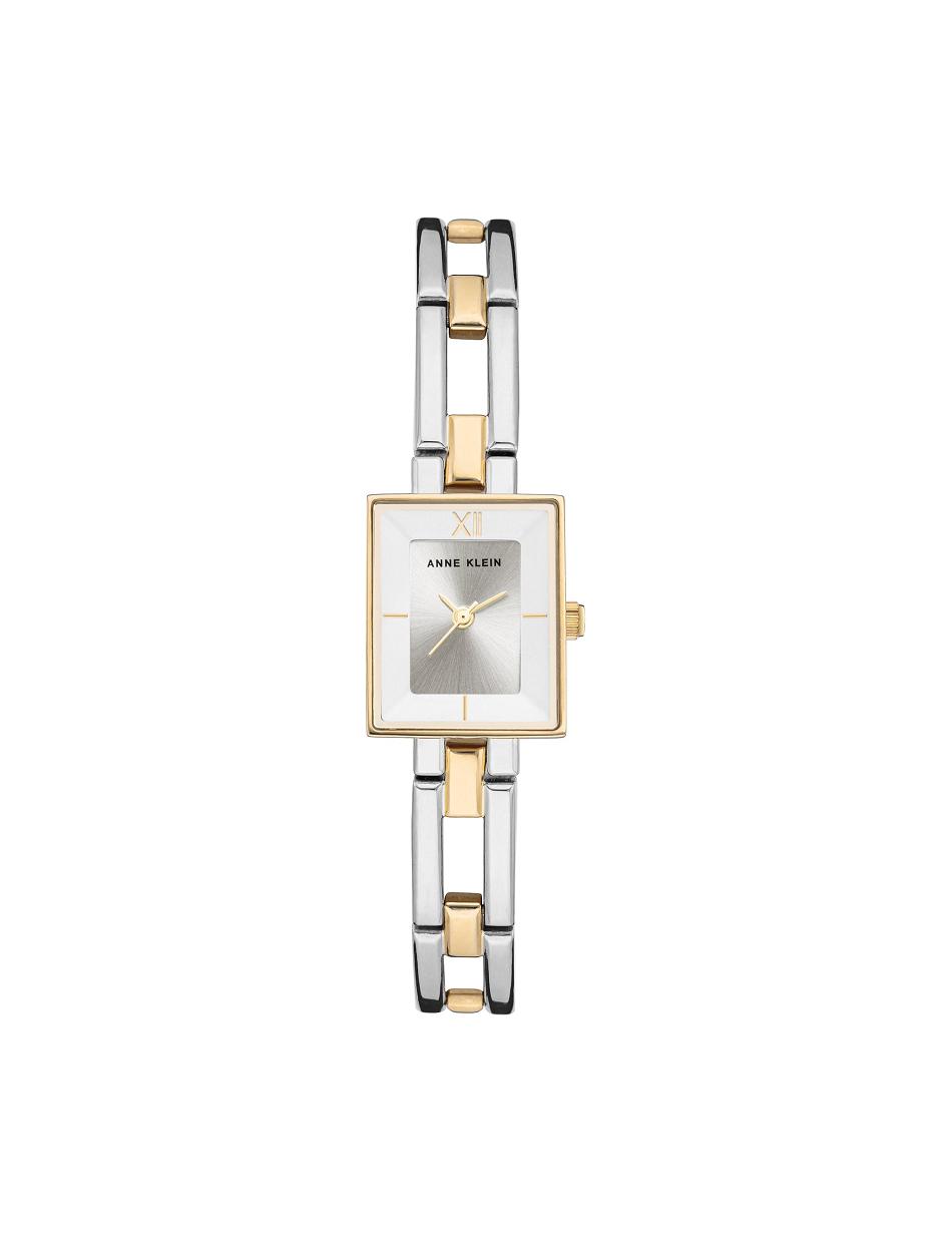 Anne Klein Iconic Rectangular Case Bangle Watch Metaller Sølv Guld | DDKVO63228