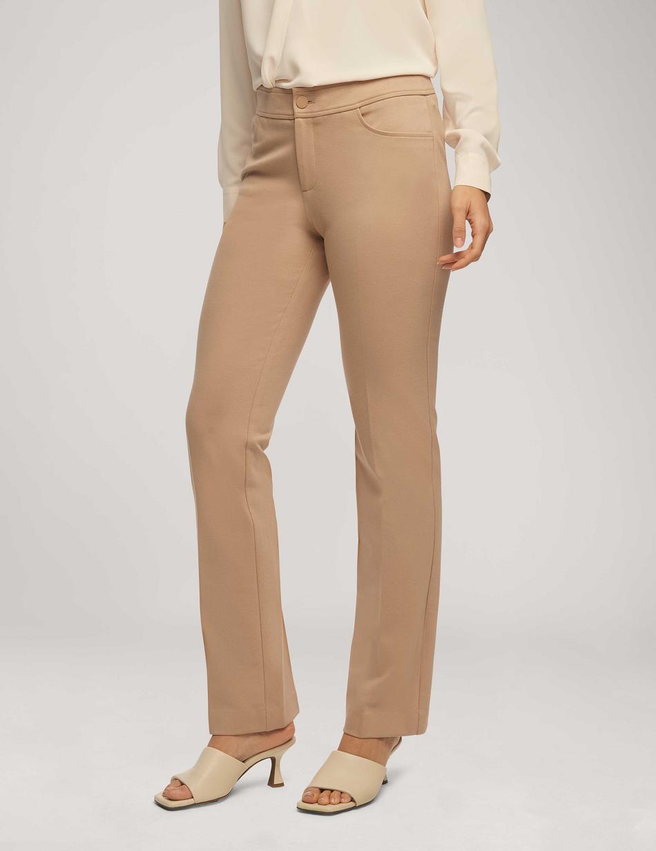 Anne Klein Kollektion Compression Fly Front Bootleg Underdele Beige | SDKVO66317