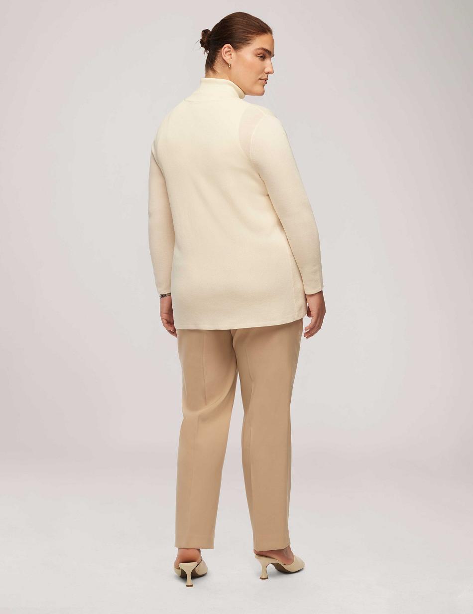 Anne Klein Malibu Cardigan Plus Størrelse Hvide | QDKWA97065