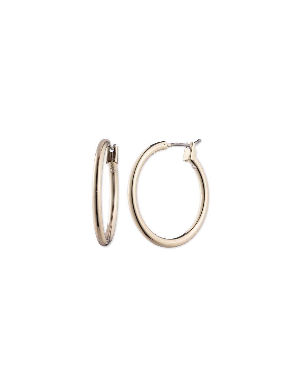 Anne Klein Medium Gold-Tone Hoop Gennemborede øreringe Guld | XDKBH93308