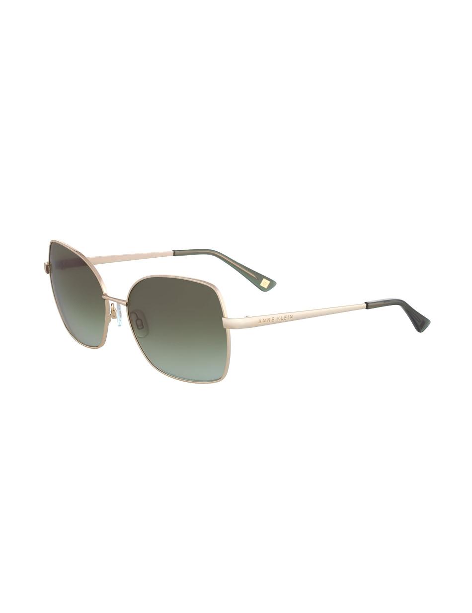 Anne Klein Metal Butterfly Sunglasses Firkant Grøn Guld | QDKUV24944