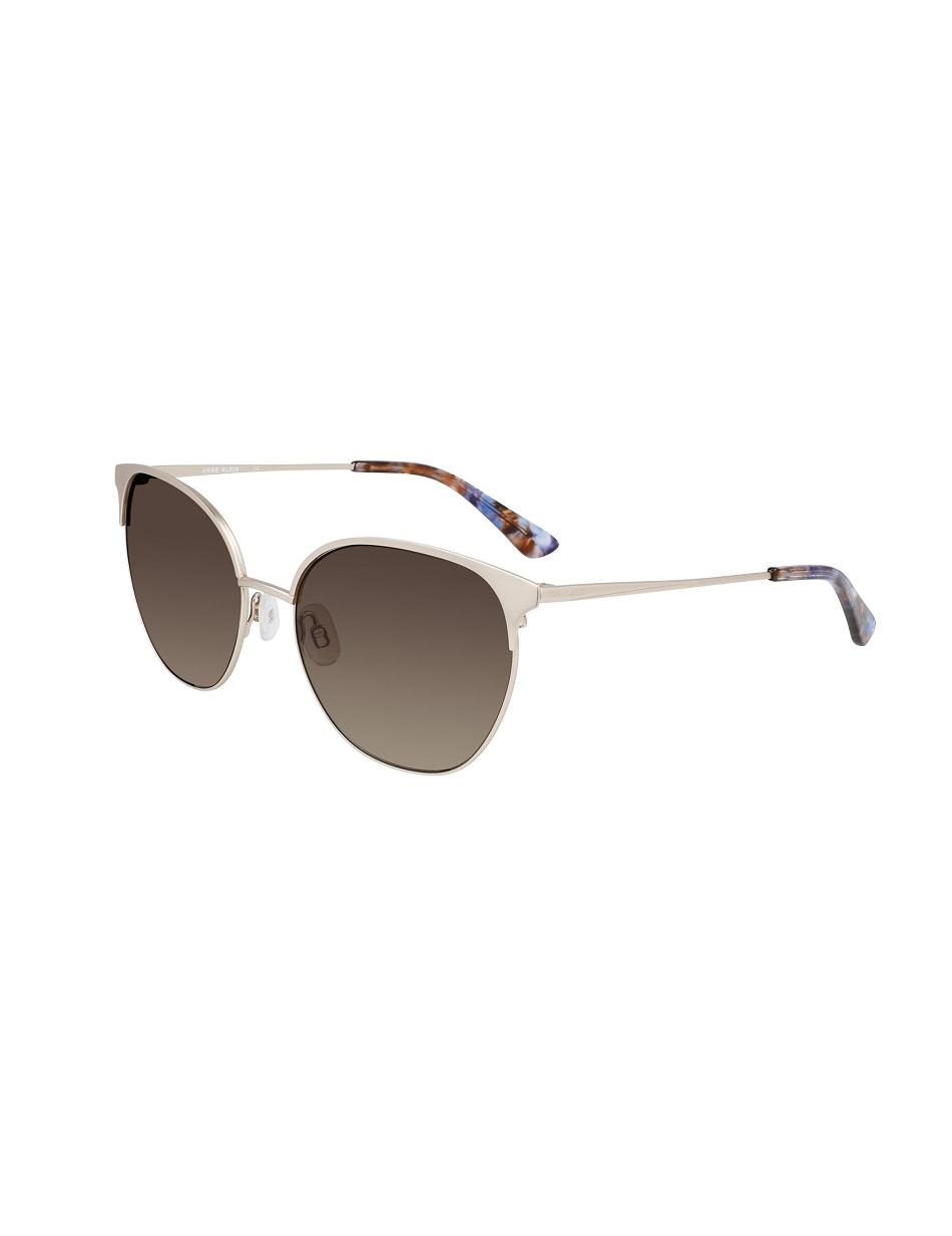 Anne Klein Metal Sunglasses Rund Guld | TDKWZ64926