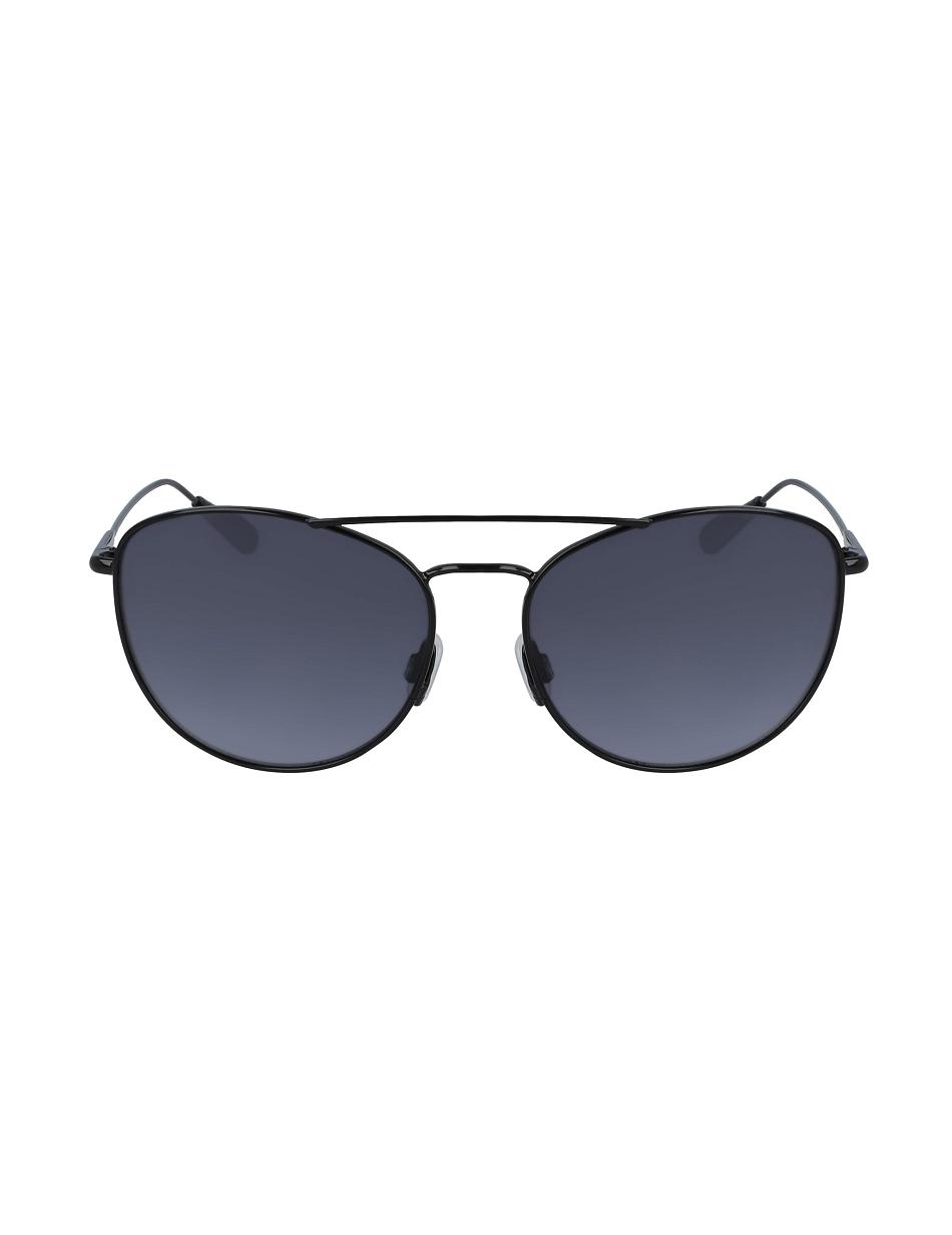 Anne Klein Metal Trendy Aviator Sunglasses Gennemsnitsstørrelse Blå | DDKKV31569