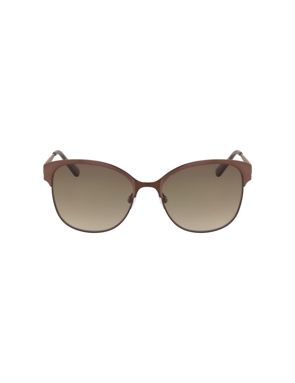 Anne Klein Mocha Two-Tone Metal Sunglasses Firkant Beige | XDKBH95885