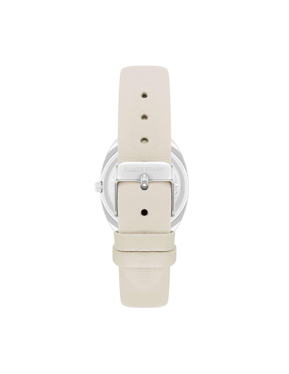 Anne Klein Modern Páskové Watch Læder Guld Sølv Brune | DKJBT49636