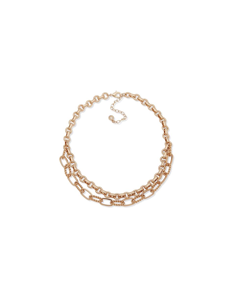 Anne Klein Multirow Chain Halskæder Guld | EDKHC50852