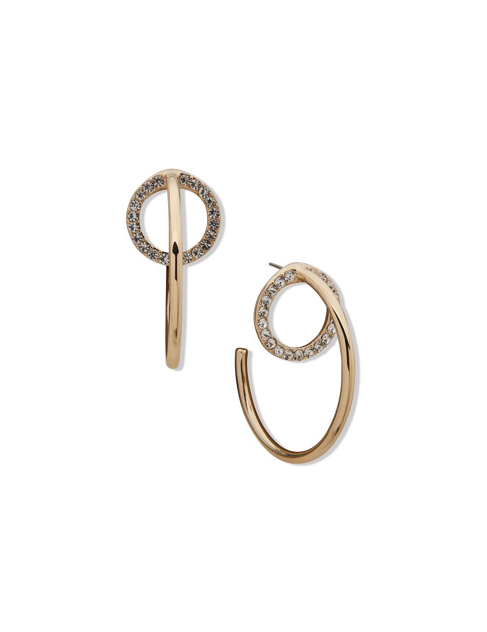 Anne Klein Orbital C Hoop Earring Earring Guld | FDKHY49632