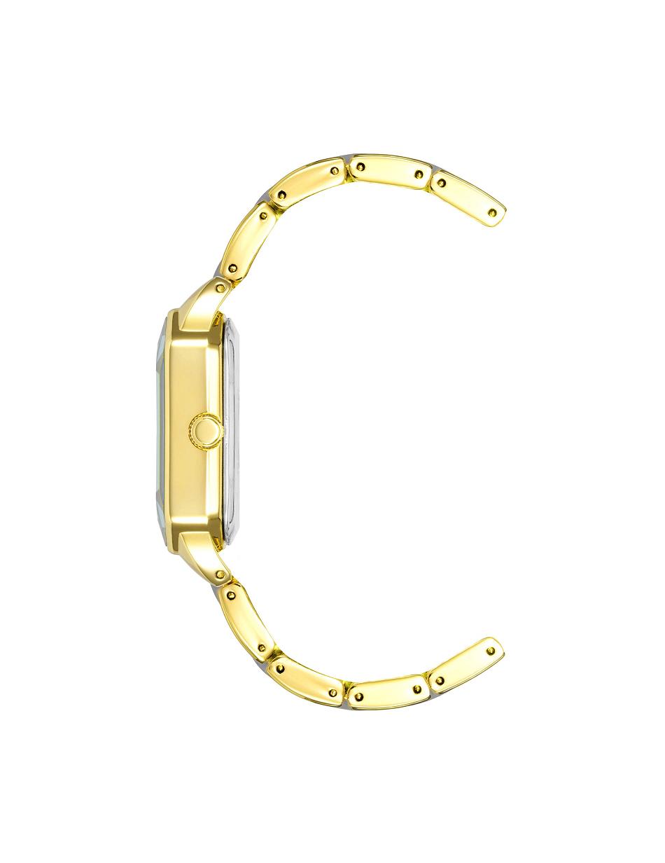 Anne Klein Square Case Resin Link Bracelet Watch Metaller Grå Guld | TDKWZ14198