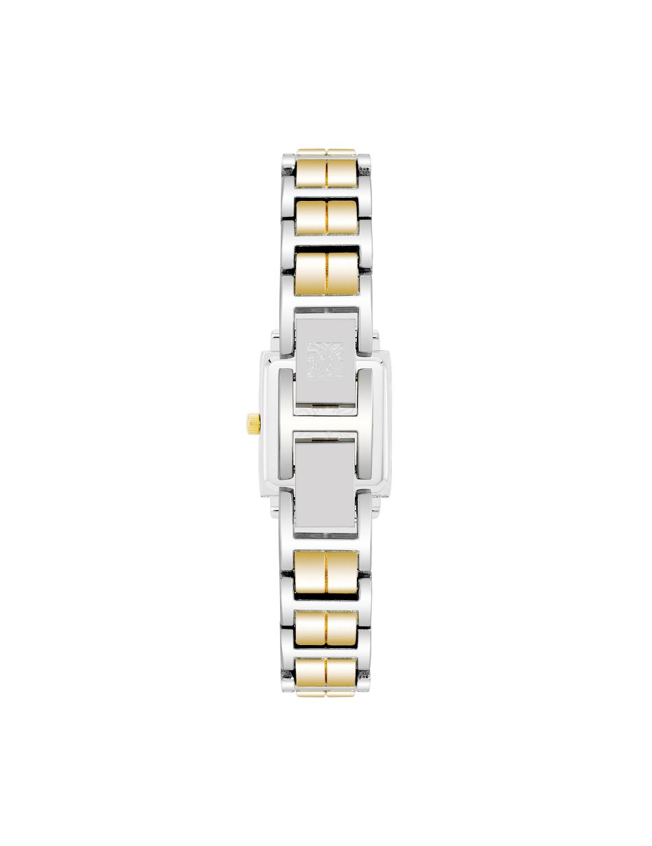 Anne Klein Square Case Two-Tone Bracelet Watch Metaller Sølv Guld | FDKUI11217