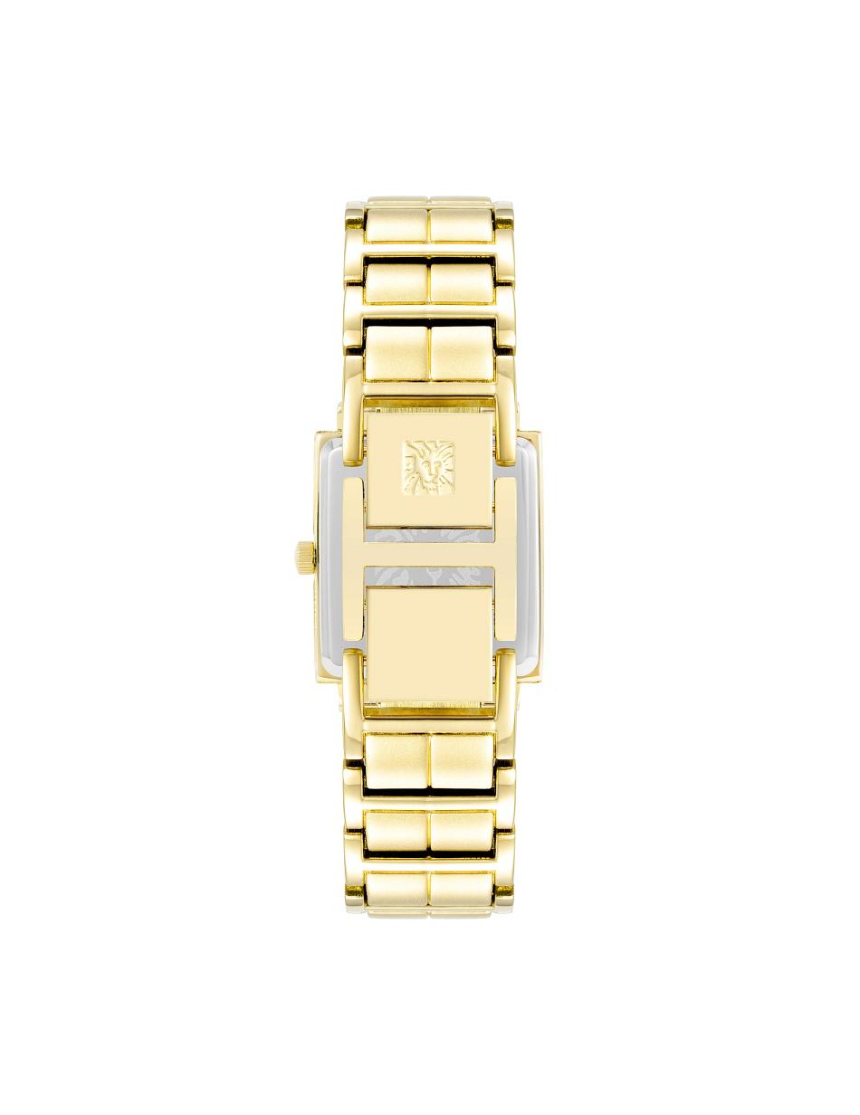 Anne Klein Square Crystal Accented Dial Watch Metaller Guld | DKXBR61354