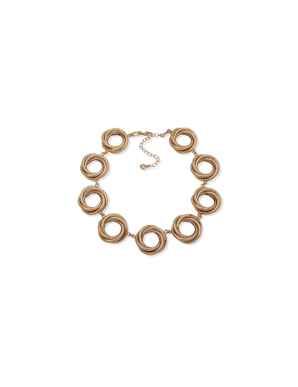 Anne Klein Statement Knot Frontal Halskæder Guld | QDKUV84424