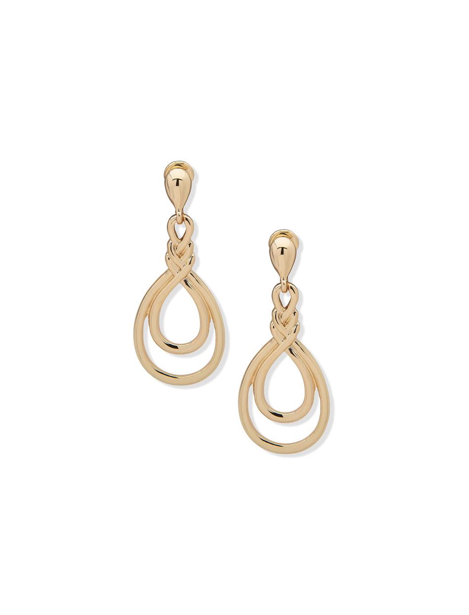 Anne Klein Tear Drop Clip Earring Guld | BDKSD77250