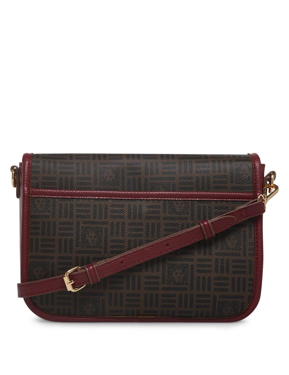 Anne Klein Tile Lion Logo Crossbody Taske Sort | DKEAH15633