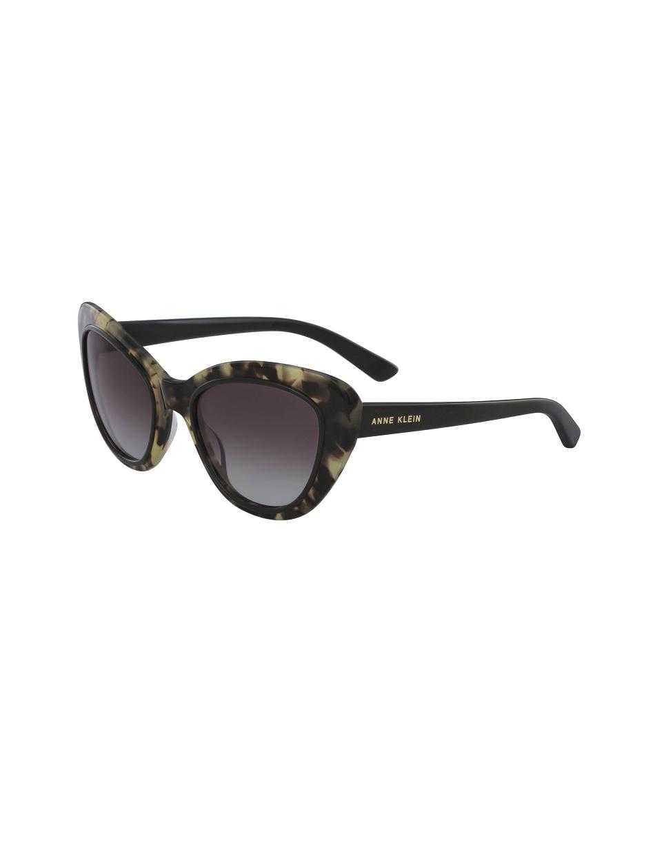 Anne Klein Tortoise Two-Tone Cat-eye Sunglasses Smal størrelse Sort | LDKTR75018