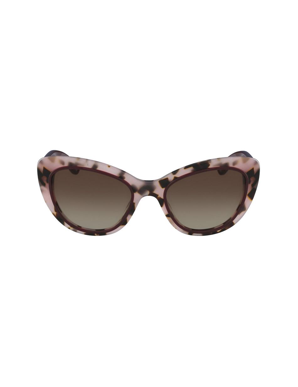 Anne Klein Tortoise Two-Tone Sunglasses Katteøje Lyserød | UDKND54330