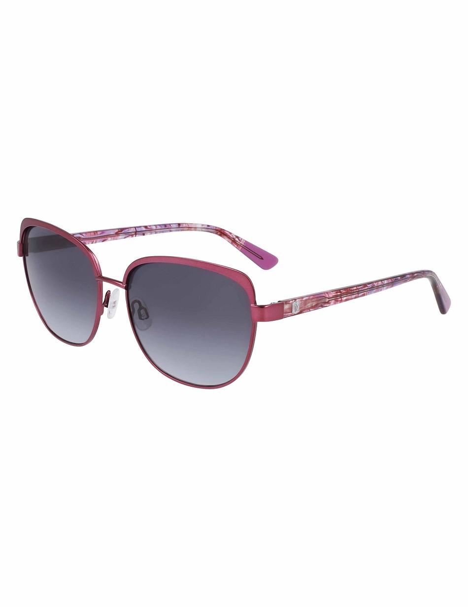 Anne Klein Uplifting Square Sunglasses Gennemsnitsstørrelse Lilla | PDKER95412